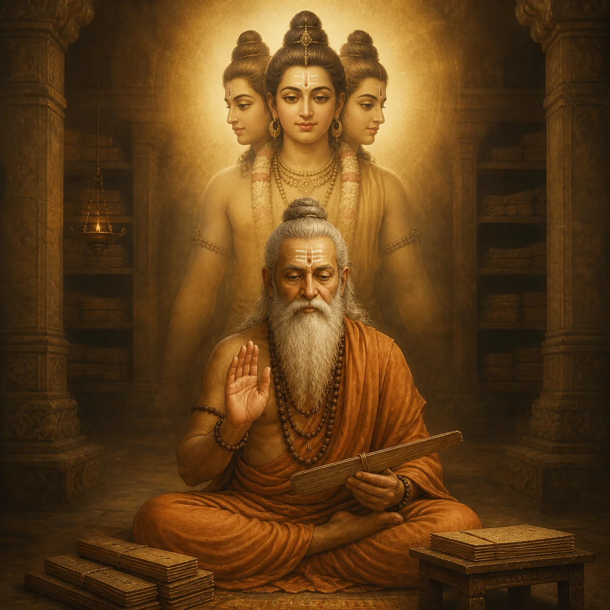 Atri Nadi traditional lineage illustration