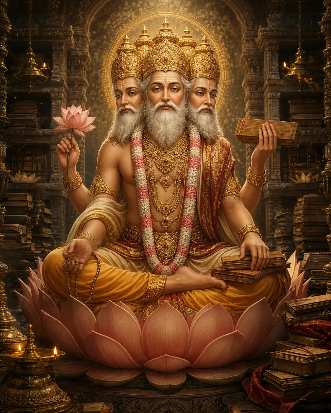 Editorial illustration representing Brahma Nadi and its complete-life perspective